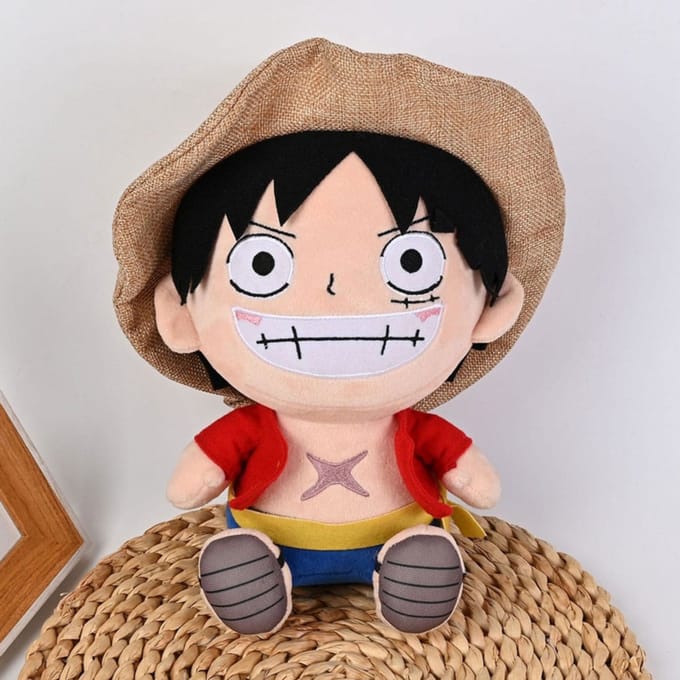 Sakami Merchandise One Piece Knuffel Figure Monkey D. Luffy Gear 5 New World Ver. 20 cm Knuffeles