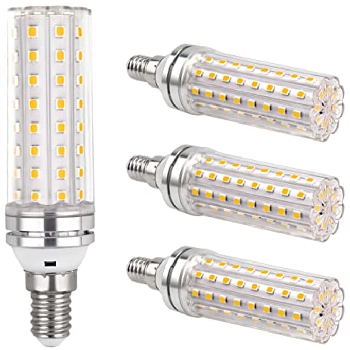 E14 LED Maïskolven 12W - Warm Wit - Vervangt 100W Gloeilampen - 4 Stuks