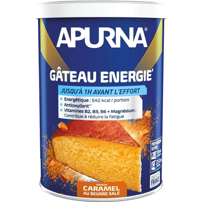 Eiwitrijke caramel zout boterkoek Apurna Energie
