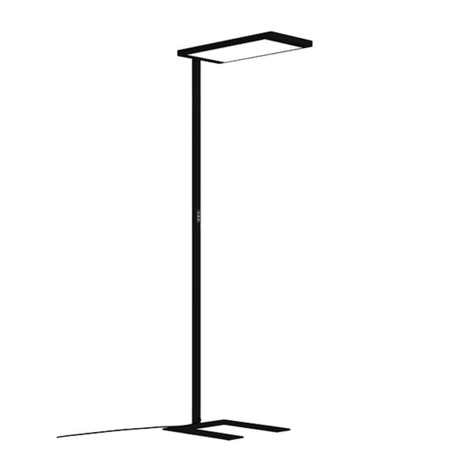 Waldmann LED vloerlamp Lavigo.single Talk zwart, CCT, smart, sensor