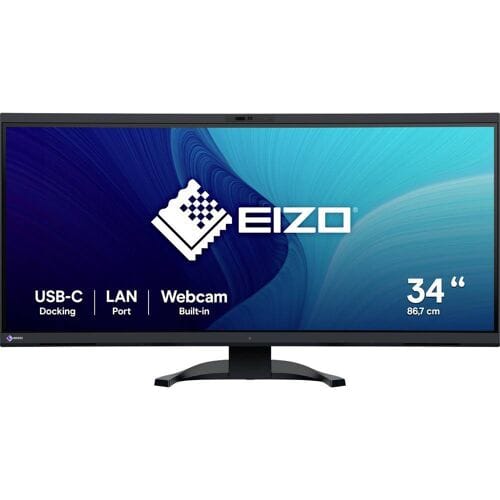 EIZO FlexScan EV3450XC-BK computer monitor 86,6 cm (34.1) 3440 x 1440 Pixels UltraWide Quad HD LCD Zwart