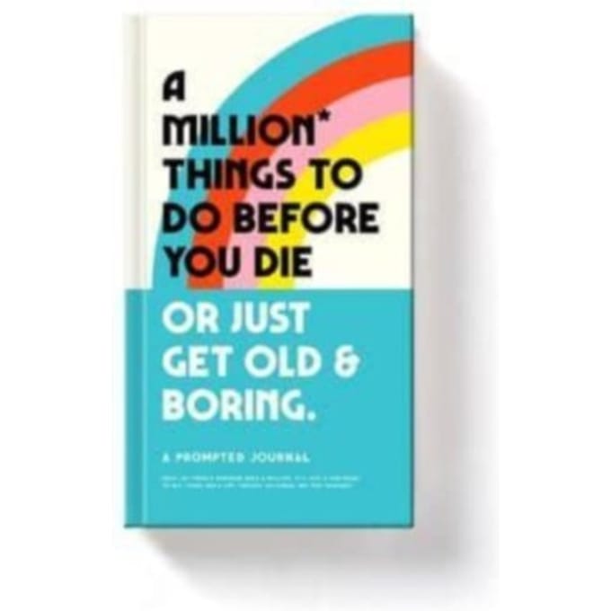 A Million Things To Do Before You Die Prompted Journal - Brass Monkey