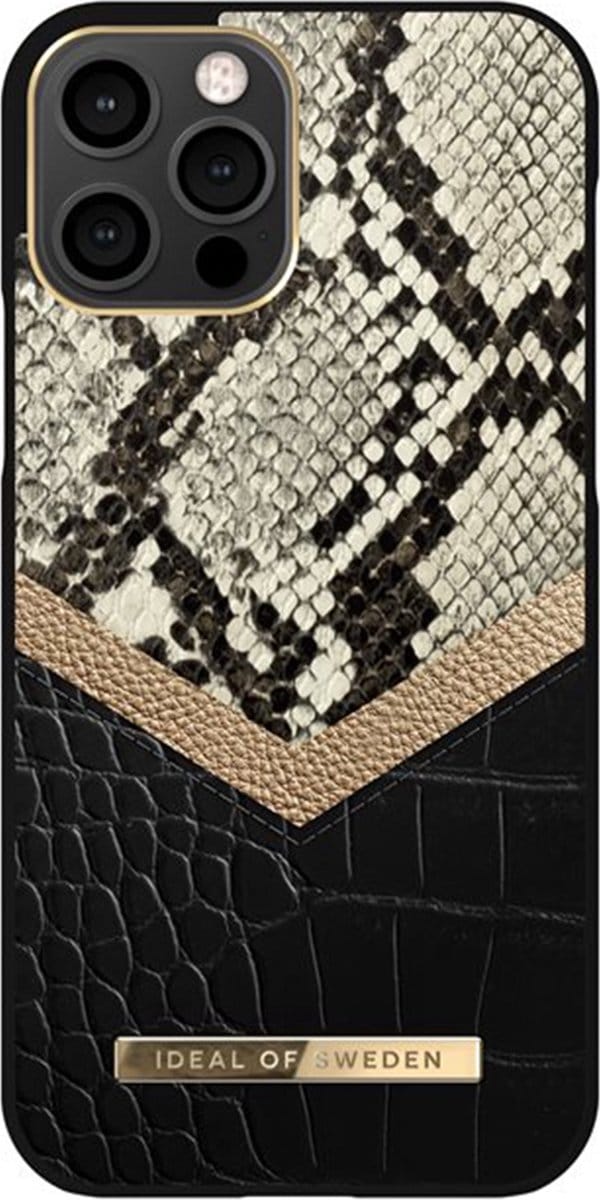 iDeal of Sweden geschikt voor iPhone 12 - 12 Pro Atelier Case Backcover hoesje - Midnight Python
