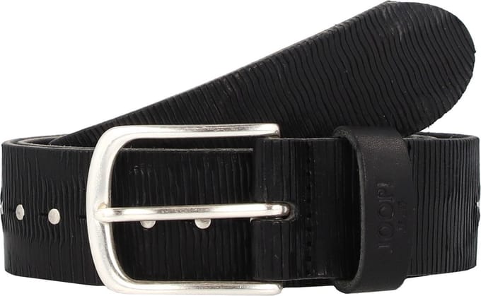 Joop! Jeans Haka Riem Leer - Jongens - 100 cm - black