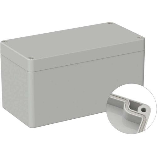 TRU COMPONENTS TC-9065664 Industriële behuizing 160 x 80 x 85 ABS Grijs-wit (RAL 7035) 1 stuk(s)