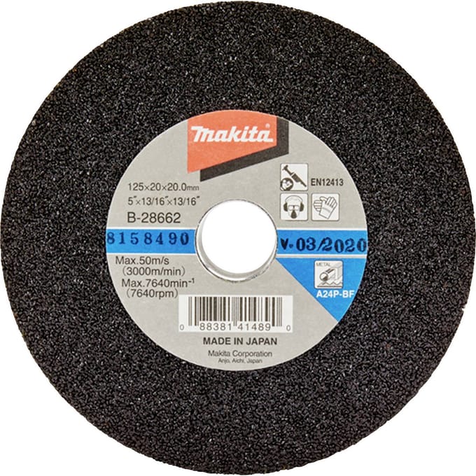Makita B-28662 Makita slijpsteen K24 125x20x20 B-28662 Diameter 125 mm 1 stuk(s)