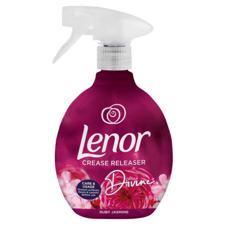 Lenor - Crease Releaser - Divine - Ruby Jasmine - Kreukverwijderaar - Textielvefrisser - Spray - 500ml