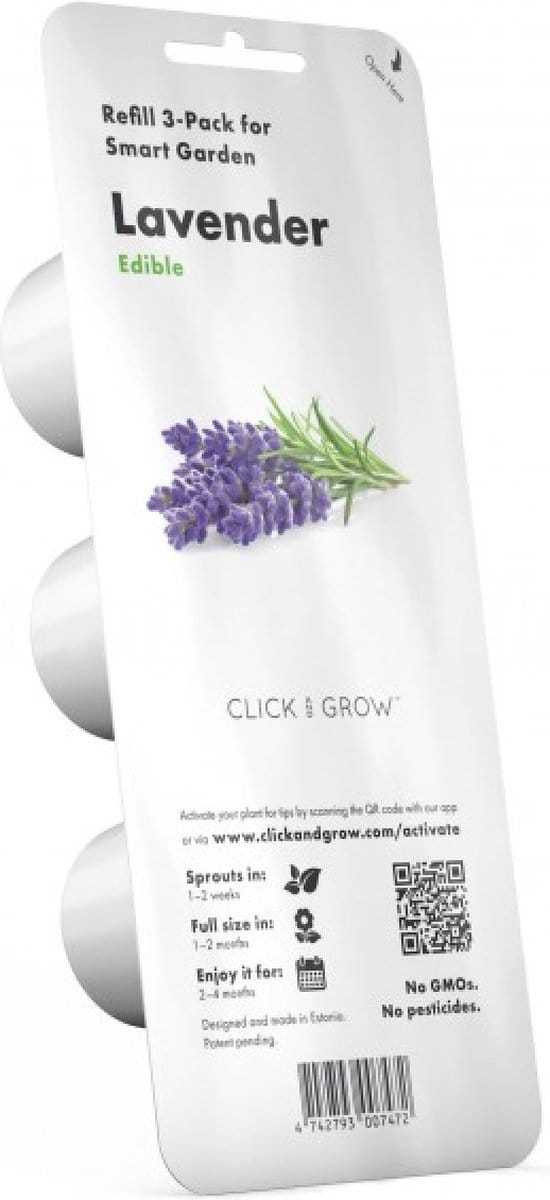 Click & Grow Click and Grow - Smart Garden Refill 3-pack - Lavender (SGR30X3)