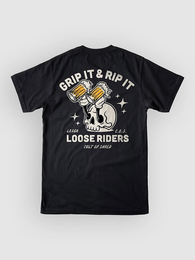 Loose Riders Grip It Tech Tee zwart