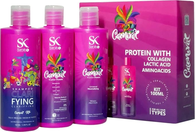 Sarah K Professional Hair Carnival Proteïne Behandeling Kit 3x100ml
