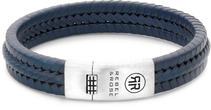 Rebel & Rose Twisted 925 Navy RR-L0155-S-19 cm