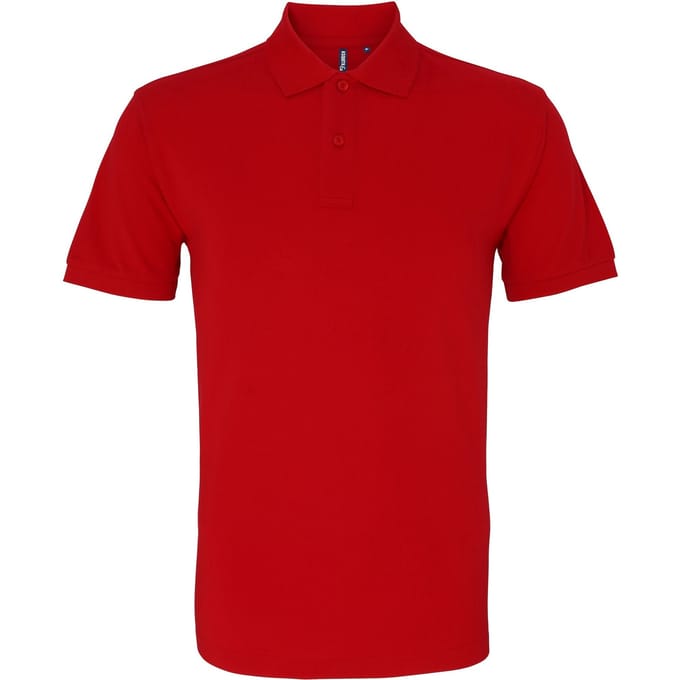 Asquith & Fox Heren Poloshirt met korte mouwen (Kersenrood)