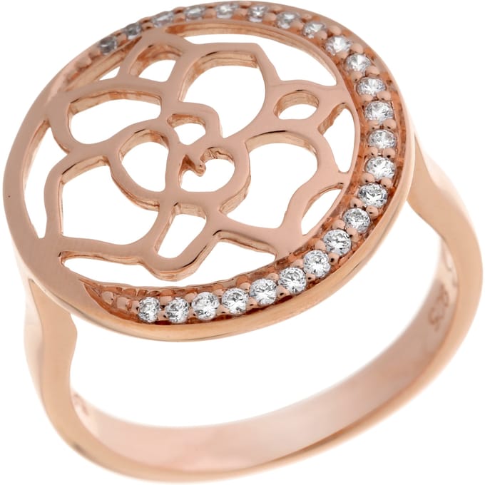 Orphelia Dames 925 Sterling Zilveren Ring - Roze ZR-7089/1