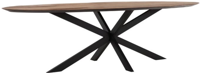 Eettafel Clermont ovaal - 240x120cm - naturel