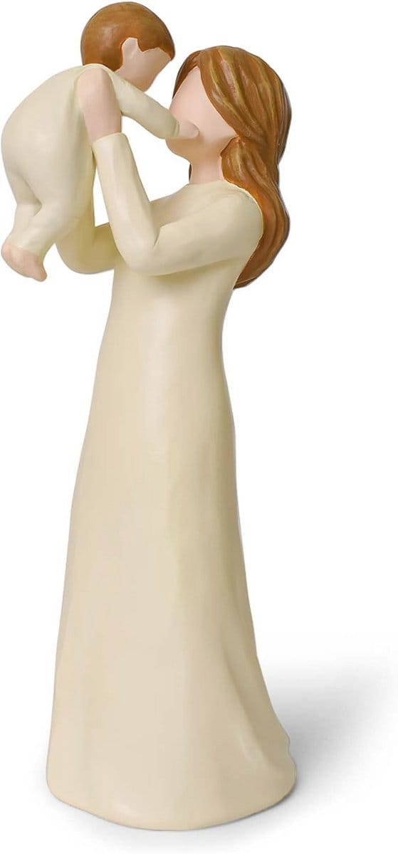Handgeschilderde figuren en cadeaus voor nieuwe moeders, herinneringen aan bijzondere momenten, perfect als kraamcadeau, verjaardagscadeau of Moederdaggeschenk