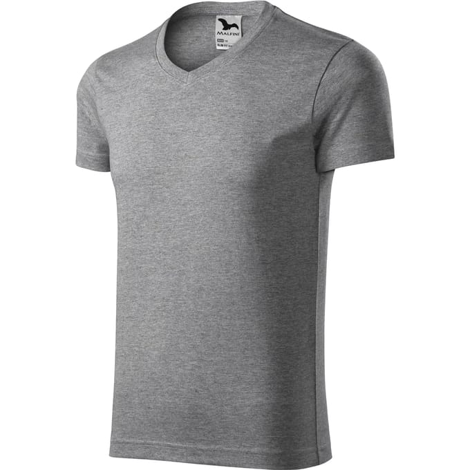 T-shirt met V-hals Malfini Slim 146