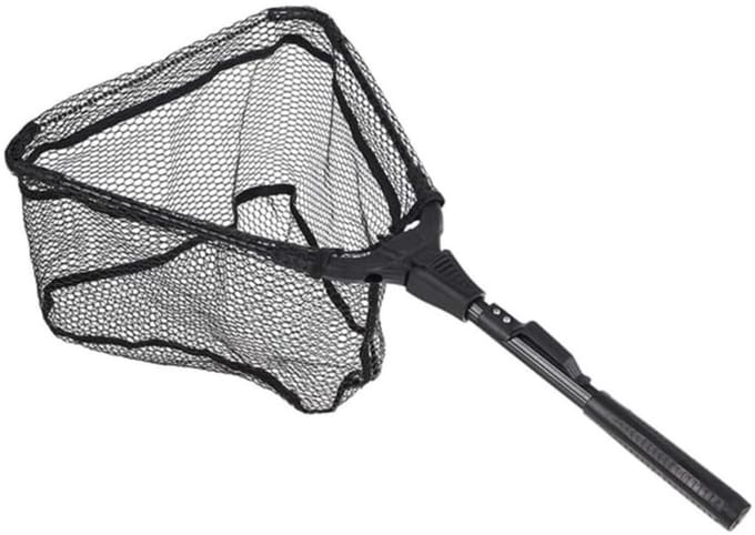 Zylo® Schepnet Vissen - Visnet - Telescoop Schepnet - Draagbaar - Schepnet - 59x30x1cm - Zwart