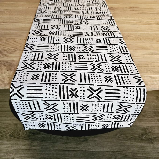 Set van 2 | Tafellopers | 180x35cm | Gemaakt Van 100% Katoen