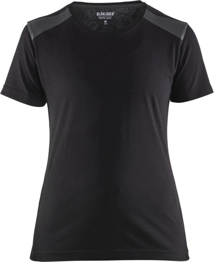 Blaklader Dames T-shirt 3479-1042 - Zwart/Donkergrijs - L