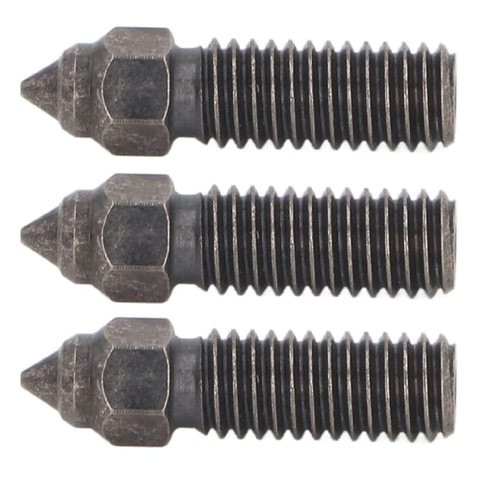 3 Pièces Buse en Acier Trempé 1.75mm 0.4mm M6 Buse d'Imprimante 3D pour K1 K1 Maximum pour Anycubic Vyper gray
