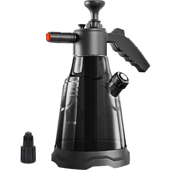 Handheld Schuimspuit Autowasgereedschap Schuimmaker Tuinbewateringsfles Auto Reiniging Spuit Type B gray