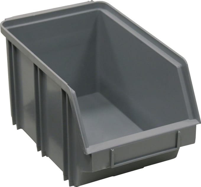 Magazijnbak B3 - 145x230x135mm - Grijs