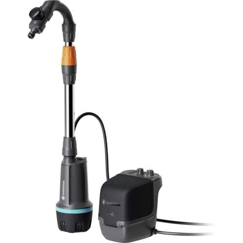 GARDENA Akku-Regenfasspumpe 2400 ComfortAutomatic 18V P4A Ready-To-Use Set Regenwatergebruiksysteem 2400 l/h 1.8 m
