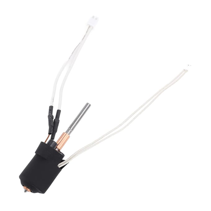 Keramische Hotend Kit 3D Printer Verwarmingsblok Extruder Hot End Vervanging voor Ender 3 V3 Plus Warmte white
