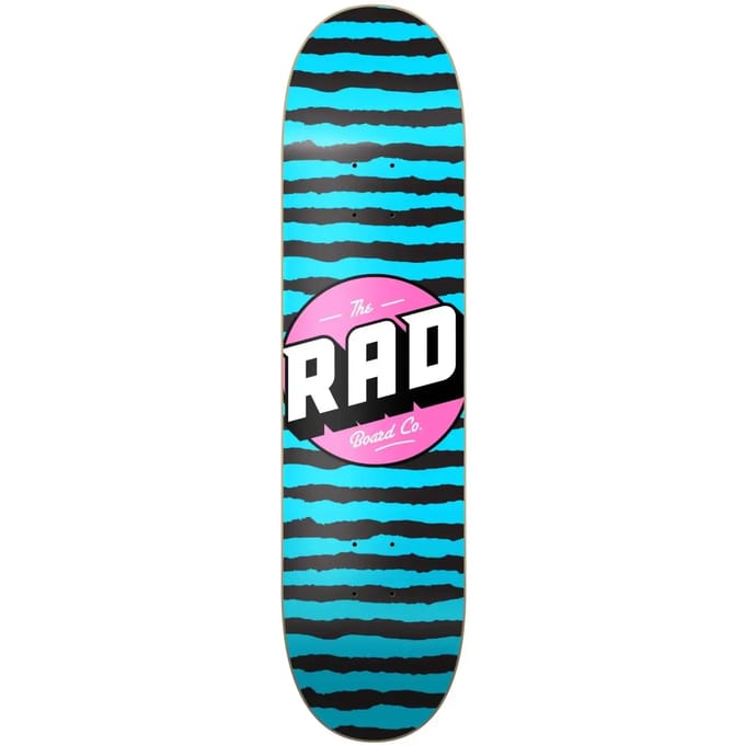 Skateboard RAD Board Stripes Logo