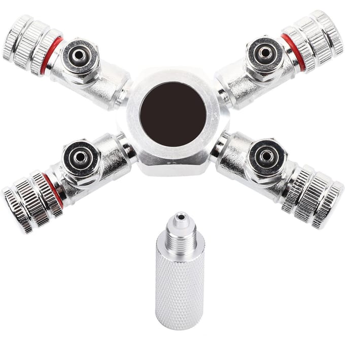 Distributeur multi-voies, régulateur d'aquarium, vanne de séparation de CO2, aquarium(4 façons) white