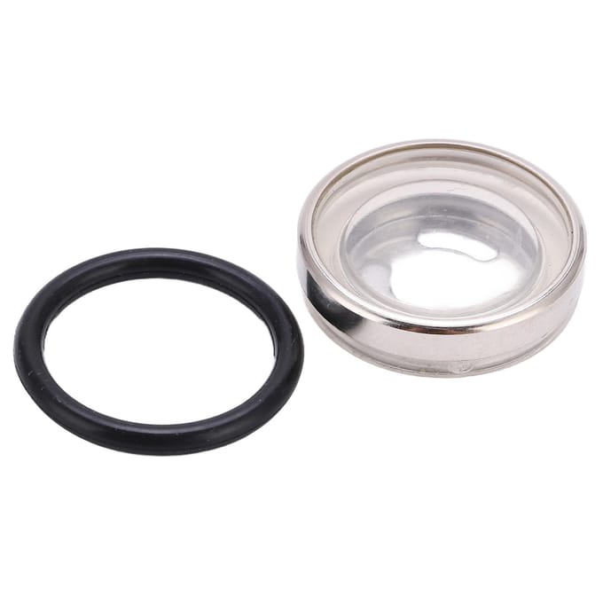 Motorfiets Rem Koppeling Hoofdcilinder Reservoir Kijkglas Voor Achter Universeel 18mm / 0.71in white