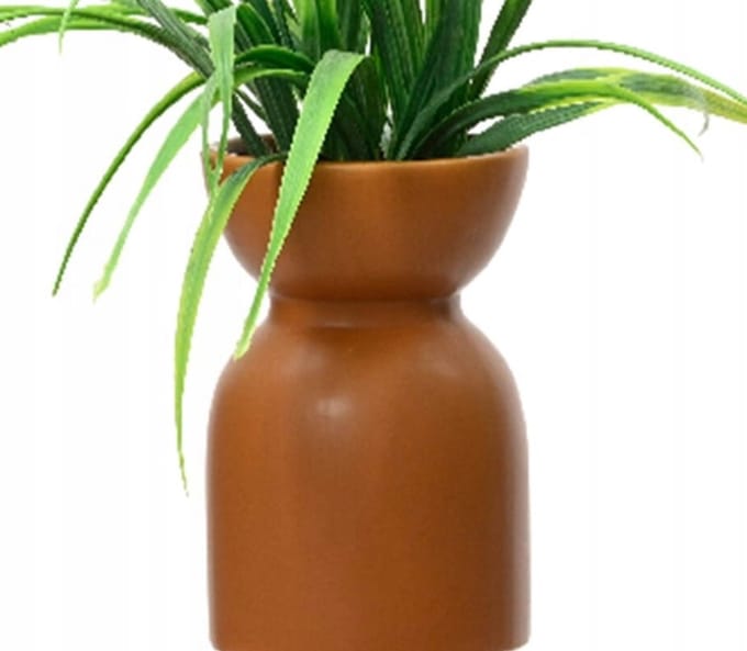 Kunstplant groen h23cm 3 assorti