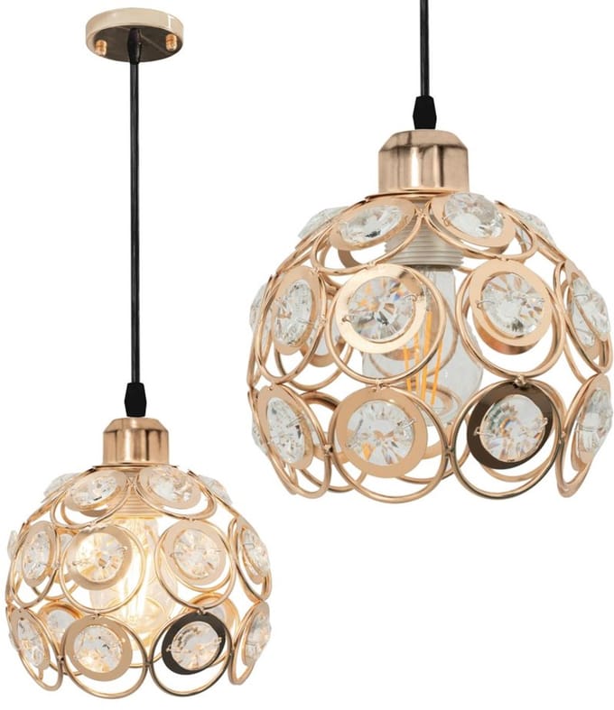 Toolight App208-1C Hanglamp Goud 14,5X18X80Cm
