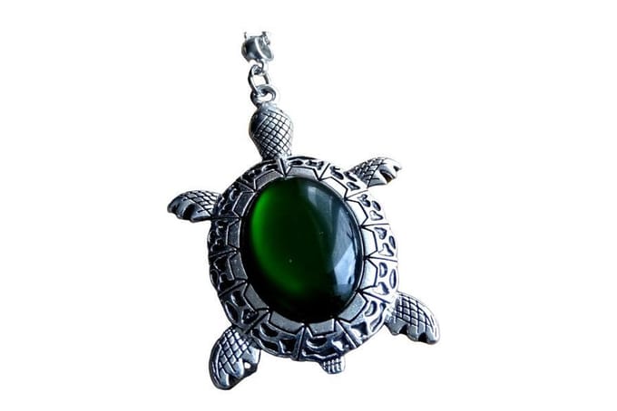 2 Love it Schildpad Green - Ketting - 46 cm lang