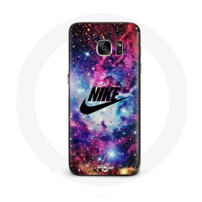 Coque pour Samsung Galaxy S7 Edge Nike Logo Espace Coloré