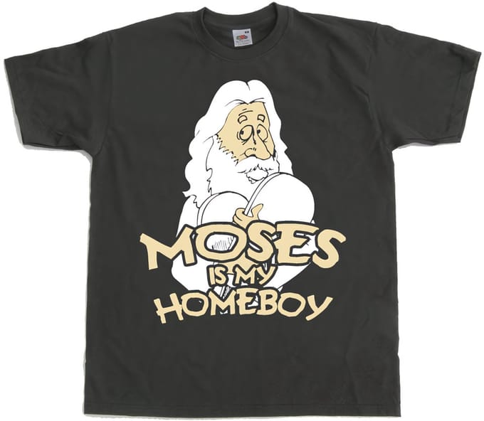 Hybris Moses Is My Homeboy T-shirt SH-1-10913-Poly