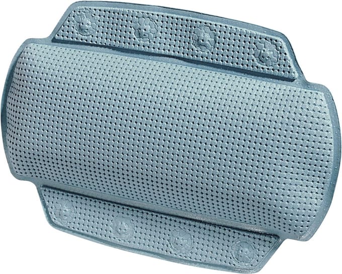 Zyrex® Badkussen - Badkussens Voor in Bad - Badplank - Lichtgrijs - 32cm x 23cm x 3cmv