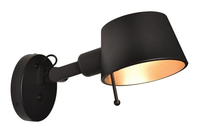 Freelight - Wandlamp Sovrano kort L 33 cm zwart