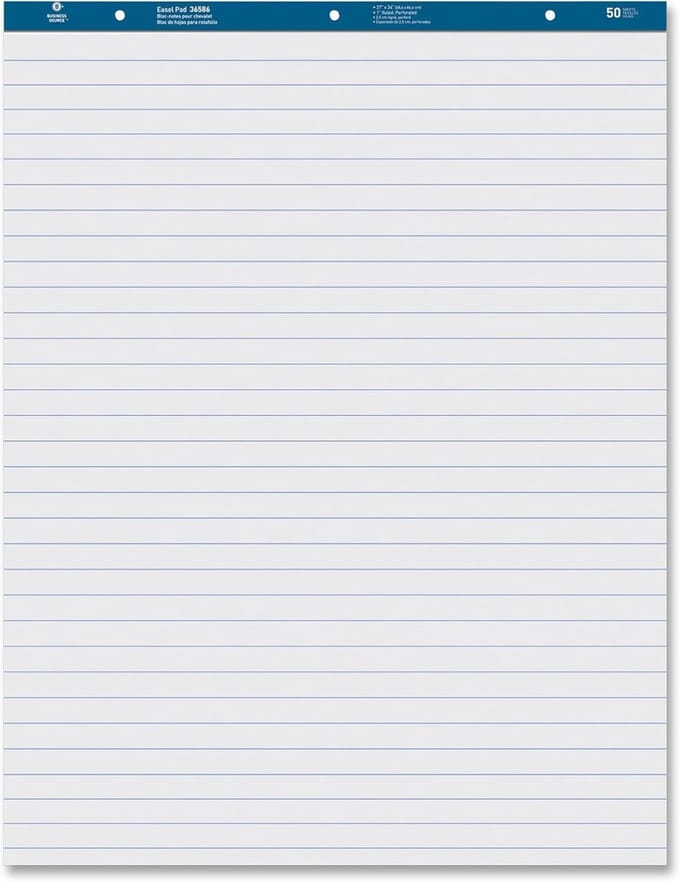 Groot Notitieblok voor Presentaties en Brainstormen - Ezelblok met Stevig Papier, 2 per doos