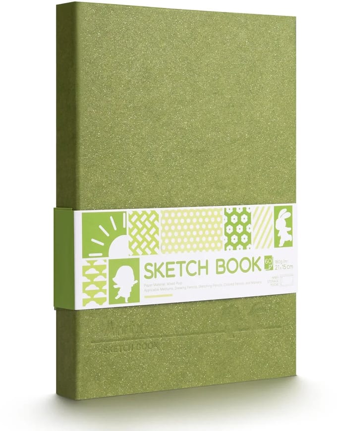 Arrtx - Schetsboek - A5 - Hardcover - 60 vellen tekenpapier 180gr