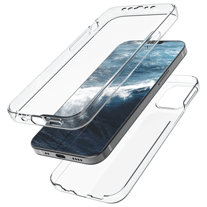 Mocaa iPhone 13 Pro Max Full Body Beschermhoes Transparant