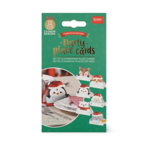 Legami - Plaats kaartjes - 12 stuks - Kerst editie