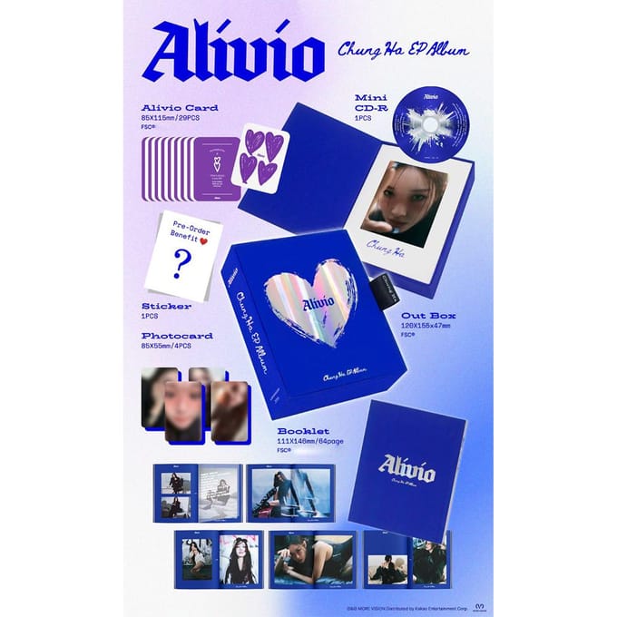 CHUNG HA - Alivio (Mini-album) blue