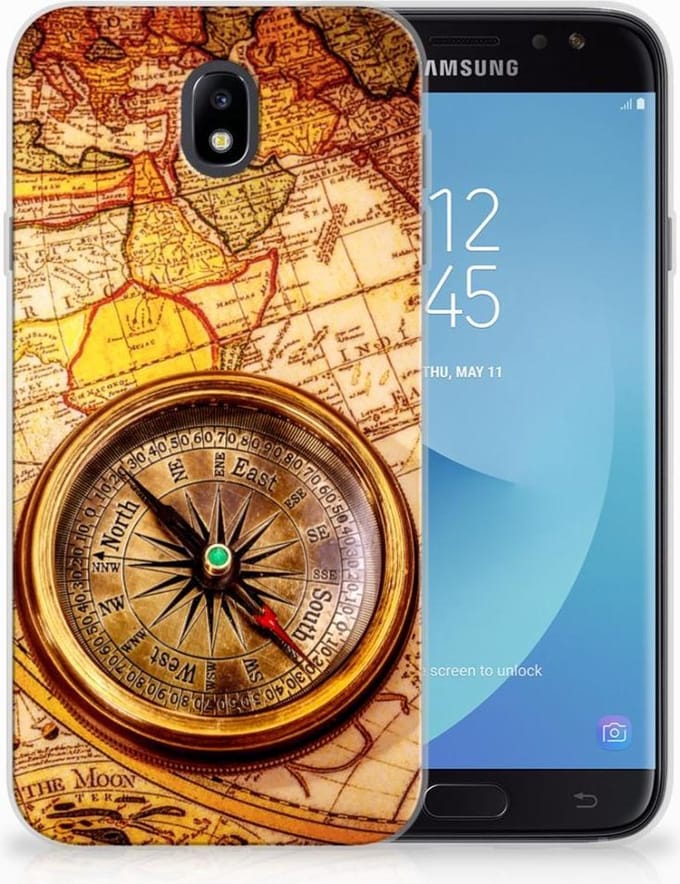 Samsung Galaxy J7 2017 | J7 Pro Siliconen Back Cover Kompas