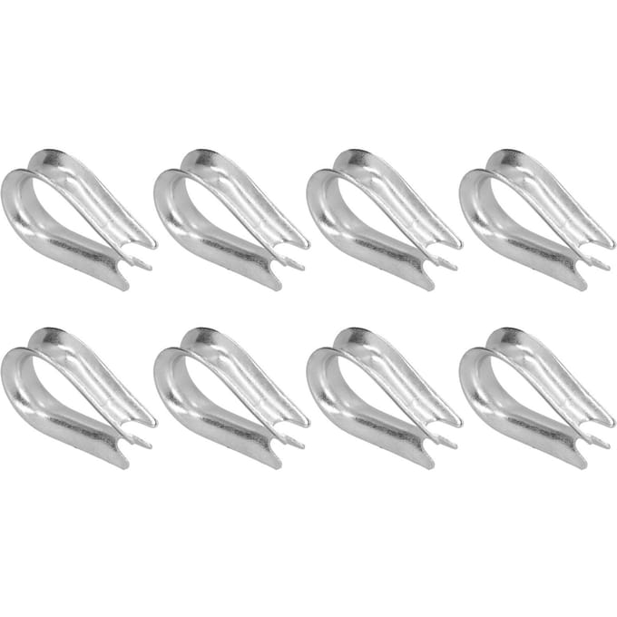 50 stuks Staalkabel Oogbout Roestvrij Staal Kabeltuigage Gereedschap voor de Scheepsbouw(M3(3 mm) )