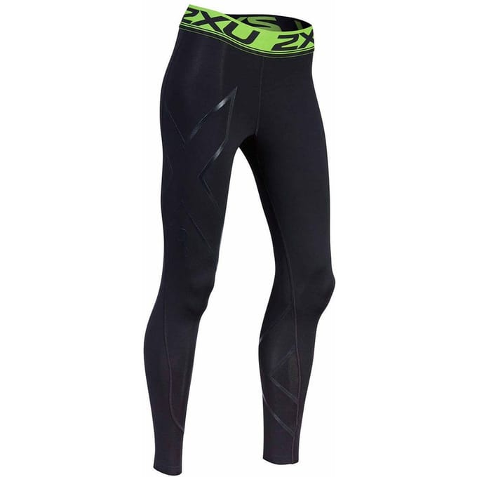 2XU Refresh Herstel Compressie Dames Zwart/Groen Panty
