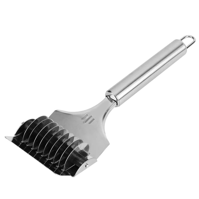 Roestvrijstalen Noedel Raster Roller Deegsnijder Pasta Spaghetti Maker voor Keuken Kookgerei white