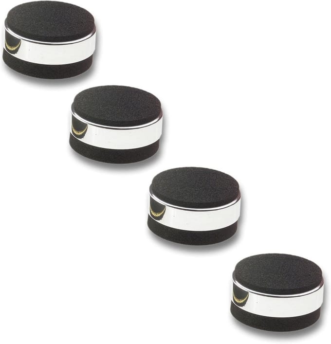 Set van 4 Universele Trillingsdempers voor Audio Apparatuur - Mini Absorber