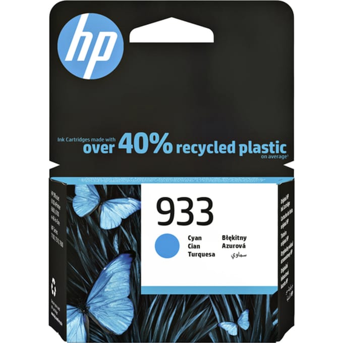 HP 933 - Inktcartridge - Origineel - Standaard capaciteit - Cyaan