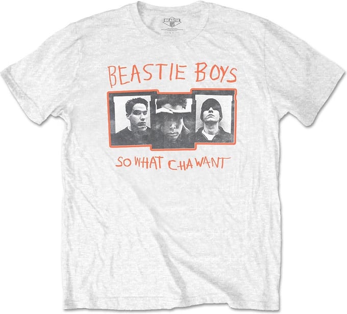 The Beastie Boys - So What Cha Want Heren T-shirt - M - Wit